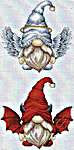 Click/tap for more details of Angel Or Devil? (cross stitch) by Les Petites Croix de Lucie