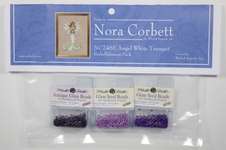 Click for more details of Angel White Trumpet Embellishment Pack (beads and treasures) by Nora Corbett