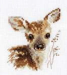 Click for more details of Animal Portraits: Fawn (cross stitch) by Alisa