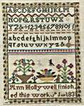 Click for more details of Ann Hollywell 1831 (cross stitch) by Lucy Beam