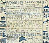 Click for more details of Ann McFarlan Sampler 1827 (cross stitch) by The Wishing Thorn