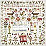 Click for more details of Ann Webb 1829 (cross stitch) by Hands Across the Sea Samplers