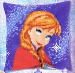 Click for more details of Anna Cushion (tapestry) by Disney by Vervaco