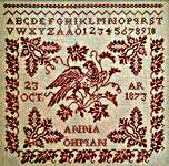Click/tap for more details of Anna Ohman 1873 (cross stitch) by Lila's Studio