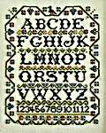 Click/tap for more details of Annapolis School Sampler (cross stitch) by Rosewood Manor