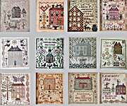 Click/tap for more details of Anniversaries of the Heart (cross stitch) by Blackbird Designs