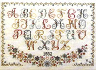 Antique Alphabet Sampler