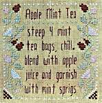 Click for more details of Apple Mint Tea (cross stitch) by Hello from Liz Mathews
