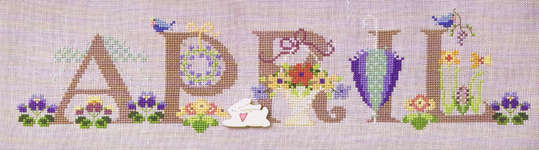 Click for more details of April (cross stitch) by The Cross-Eyed Cricket