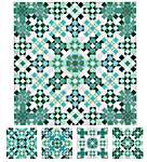 Click/tap for more details of Aquamarine (cross stitch) by Carolyn Manning