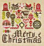 Click/tap for more details of Arranging Ornaments (cross stitch) by Ink Circles