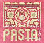 Click for more details of Arranging Pasta (cross stitch) by Ink Circles