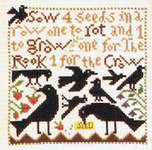 Click for more details of As the Crow Flies (cross stitch) by The Prairie Schooler