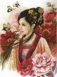 Click for more details of Asian Lady in Pink (cross stitch) by Lanarte