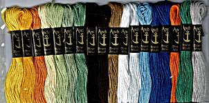 Click/tap for more details of Assortment Pack - Spring Flowers (thread and floss) by Anchor