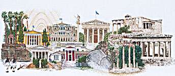 Click for more details of Athens (cross stitch) by Thea Gouverneur