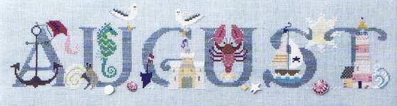 Click for more details of August (cross stitch) by The Cross-Eyed Cricket