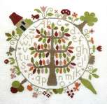 Click for more details of Autour Mon Abre - Around my Tree (cross stitch) by Jardin Prive