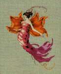 Click/tap for more details of Autumn Blaze (cross stitch) by Nora Corbett