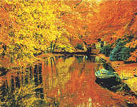 Click for more details of Autumn Boat Ride (cross stitch) by Kustom Krafts