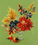 Click for more details of Autumn Bouquet (cross stitch) by Magic Needle