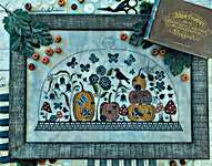 Click/tap for more details of Autumn Cloche (cross stitch) by Hello from Liz Mathews