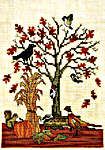 Click for more details of Autumn Feeder (cross stitch) by Crossed Wing Collection