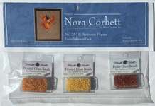 Click/tap for more details of Autumn Flame Embellishment (beads and treasures) by Nora Corbett