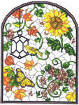 Click for more details of Autumn Stained Glass (cross stitch) by Imaginating