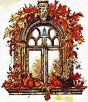 Click for more details of Autumn Window (cross stitch) by Les Petites Croix de Lucie