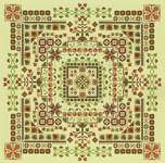 Click for more details of Autumn Woodland Garden Labyrinth (cross stitch) by Carolyn Manning