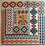 Click/tap for more details of Aztec (cross stitch) by Carolyn Manning