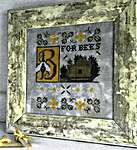 Click for more details of B For Bees (cross stitch) by Twin Peak Primitives