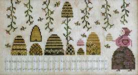 Click for more details of Babushka's Bees (cross stitch) by Plum Street Samplers