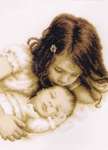 Click for more details of Baby and Sister (cross stitch) by Vervaco