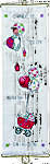 Click for more details of Baby Balloons Birth Sampler (cross stitch) by Permin of Copenhagen