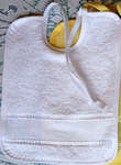 Baby bib - White