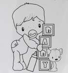 Click for more details of Baby Boy (stamps) by Crafter's Companion