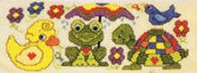 Click/tap for more details of Baby Burps and Bubbles (cross stitch) by Stoney Creek