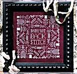 Click/tap for more details of Baby Got Backstitch (cross stitch) by Heartstring Samplery