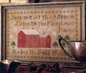 Click/tap for more details of Baby, it's cold outside (cross stitch) by Heartstring Samplery