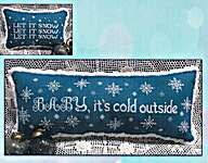 Click/tap for more details of Baby It's Cold Outside (cross stitch) by Vintage Needlearts