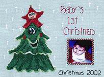 Click for more details of Baby's First Christmas (cross stitch) by Kustom Krafts