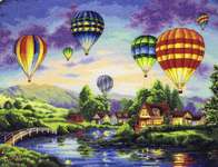 Click for more details of Balloon Glow (cross stitch) by Dimensions