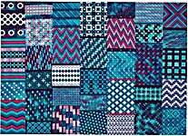 Click/tap for more details of Banded By Bargello (tapestry) by Needle Delights Originals