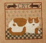 Click/tap for more details of Barn Cats (cross stitch) by The Prairie Schooler