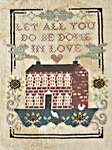 Click for more details of Be Done In Love (cross stitch) by The Artsy Housewife