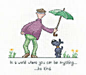 Click for more details of Be Kind (cross stitch) by Peter Underhill