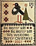 Click for more details of Be Merry All (cross stitch) by La - D - Da