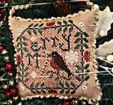 Click for more details of Be Merry Birdie (cross stitch) by Homespun Elegance
